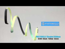 Load and play video in Gallery viewer, PASTORELLI SHADED ribbon 6,40 m Black-Yellow-Green
